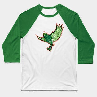 green bird Baseball T-Shirt